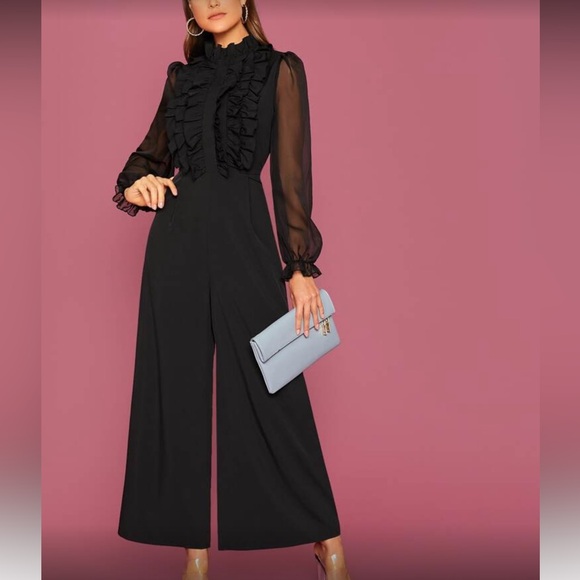 Elegant Black Jumpsuit - Picture 5 of 5